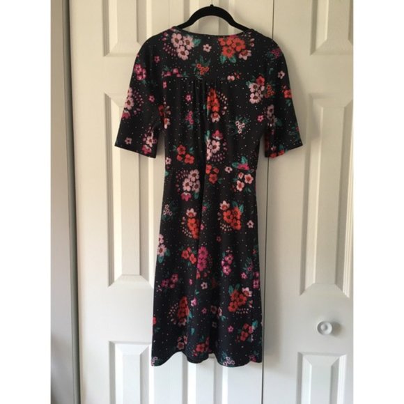 ASOS Floral Faux Wrap Dress - Picture 6 of 7